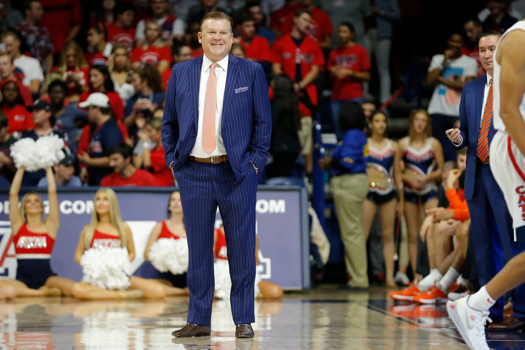 University of Illinois men's basketball coach Brad Underwood
